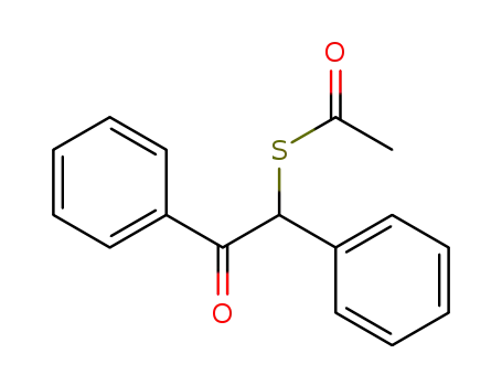 2-oxo-1,2-diphenylethyl thioacetate