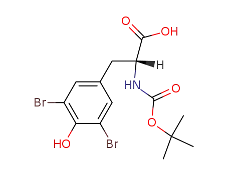 N-[(1,1-dimethylethoxy)carbonyl]-3,5-dibromo-D-tyrosine
