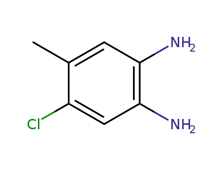 Molecular Structure of 63155-04-4 (4-CHLORO-5-METHYLBENZENE-1,2-DIAMINE)