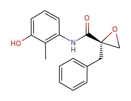 (2S)-2-benzyl-oxirane-2-carboxylic acid (3-hydroxy-2-methyl-phenyl)-amide
