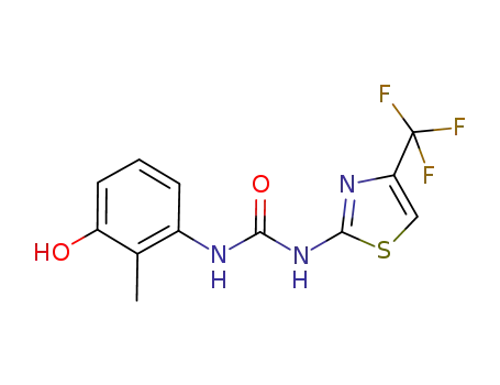 N-(3-hydroxy-2-methylphenyl)-N'-[4-(trifluoromethyl)-1,3-thiazol-2-yl]urea