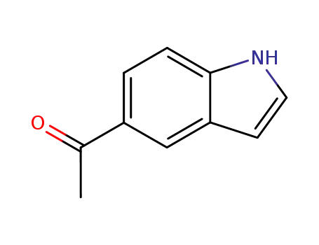 Molecular Structure of 53330-94-2 (5-Acetylindole)