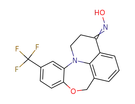 11-trifluoromethyl-1,2-dihydro-7H-benzo[2,3][1,4]oxazepino[6,5,4-ij]quinolin-3-one oxime