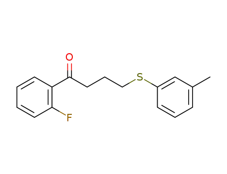 1-(Fluorophenyl)-4-(3-methylphenylthio)-1-butanone