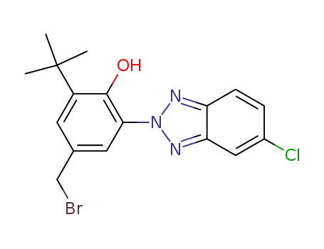 2-(2'-Hydroxy-3'-tert-butyl-5'-bromomethylphenyl)-5-chlorobenzotriazole