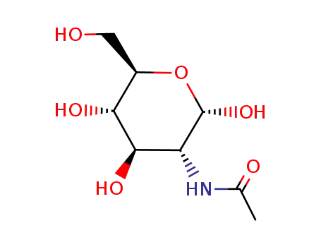 Molecular Structure of 10036-64-3 (N-ACETYL-ALPHA-D-GLUCOSAMINE)