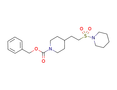 1-Piperidinecarboxylic acid, 4-[2-(1-piperidinylsulfonyl)ethyl]-,
phenylmethyl ester