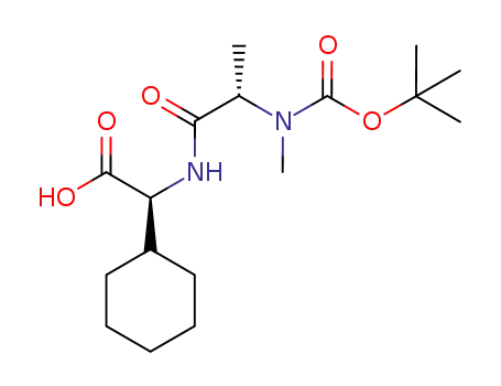 (2S)-2-[(2S)-2-[[(tert-butoxy)carbonyl](methyl)amino]propanamido]-2-cyclohexylacetic acid