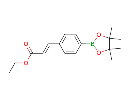 (E)-Ethyl 3-(4-(4,4,5,5-tetramethyl-1,3,2-dioxaborolan-2-yl)-phenyl)acrylate