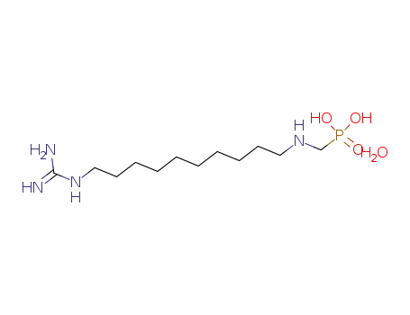 N-(10-guanidinodecyl)-aminomethanephosphonic acid monohydrate