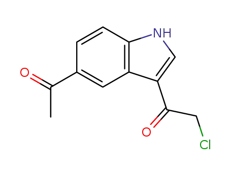 2-chloro-1,1'-indole-3,5-diyl-bis-ethanone