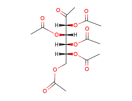 1-Deoxy-3,4,5,6,7-penta-O-acetyl-L-gulo-2-heptulose