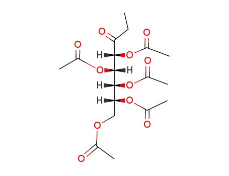 penta-O-acetyl-keto-D-gluco-1,2-dideoxy-[3]octulose
