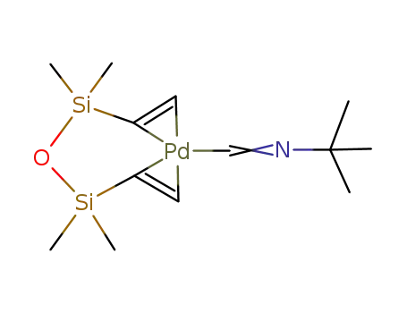 [Pd((η(2)-CH2CHSiMe2)2O)CNC(CH3)3]