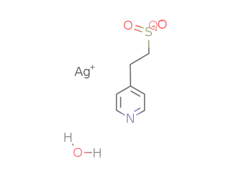 [μ3-2-(4-pyridyl)ethanesulfonato-N,O,O']-aqua-silver(I)