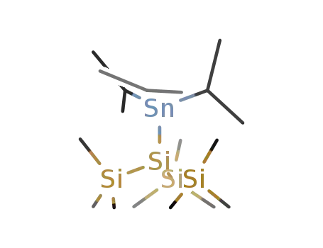 Molecular Structure of 872880-39-2 (Trisilane,
1,1,1,3,3,3-hexamethyl-2-(trimethylsilyl)-2-[tris(1-methylethyl)stannyl]-)