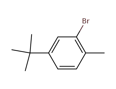 Molecular Structure of 61024-94-0 (2-bromo-1-methyl-4-tert-butyl-benzene)