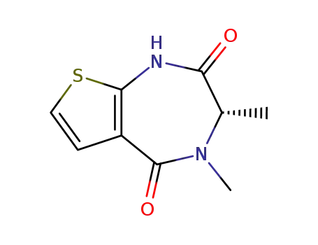 (S)-3,4-dihydro-3,4-dimethyl-1H-thieno[2,3-e][1,4]diazepine-2,5-dione