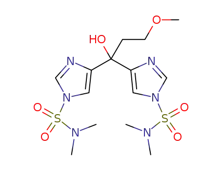 4,4'-(1-hydroxy-3-methoxypropane-1,1-diyl)bis(N,N-dimethyl-1H-imidazole-1-sulfonamide)