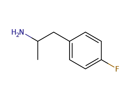 Molecular Structure of 459-02-9 (1-(4-Fluorophenyl)propane-2-amine)