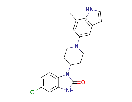 5-chloro-1-(1-(7-methyl-1H-indol-5-yl)piperidin-4-yl)-1H-benzo[d]imidazol-2(3H)-one