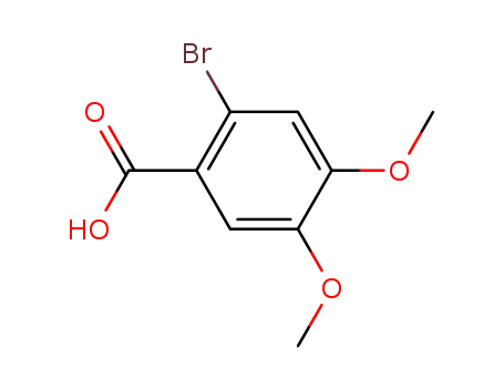 Molecular Structure of 6286-46-0 (2-BROMO-4,5-DIMETHOXYBENZOIC ACID)