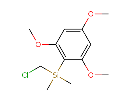 (chloromethyl)dimethyl(2,4,6-trimethoxyphenyl)silane