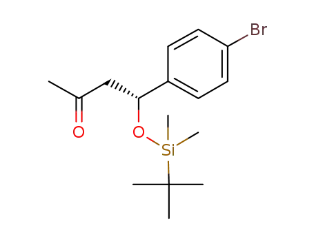 (R)-4-(4-bromophenyl)-4-((tertbutyldimethylsilyl)oxy)butan-2-one