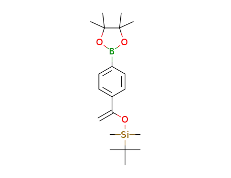 tert-butyl dimethyl((1-(4-(4,4,5,5-tetramethyl-1,3,2-dioxaborolan-2-yl)phenyl)vinyl)oxy)silane