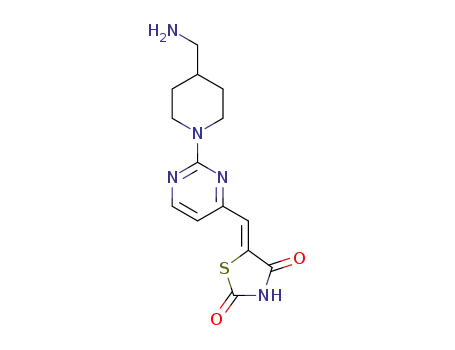 (Z)-5-((2-(4-(aminomethyl)piperidin-1-yl)pyrimidin-4-yl)methylene)thiazolidine-2,4-dione