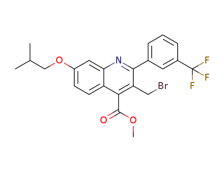 methyl 3-(bromomethyl)-7-[(2-methylpropyl)oxy]-2-[3-(trifluoromethyl)phenyl]-4-quinolinecarboxylate