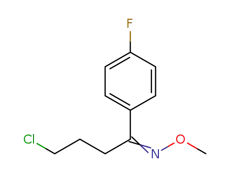 4-chloro-1-(4-fluorophenyl)butan-1-one O-methyl oxime