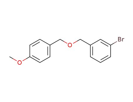 Molecular Structure of 1274038-52-6 (1-((4-methoxybenzyloxy)methyl)-3-bromobenzene)