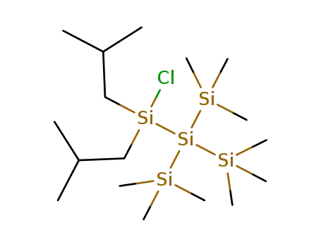 1-chloro-1,1-diisobutyl-2,2,2-tris(trimethylsilyl)disilane