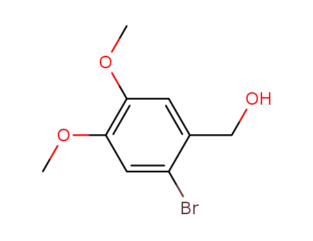 Molecular Structure of 54370-00-2 (2-BROMO-4,5-DIMETHOXYBENZYL ALCOHOL)