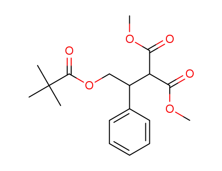 dimethyl 2-(1-phenyl-2-pivaloyloxyethyl)malonate