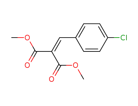 Molecular Structure of 52927-44-3 (Propanedioic acid, [(4-chlorophenyl)methylene]-, dimethyl ester)