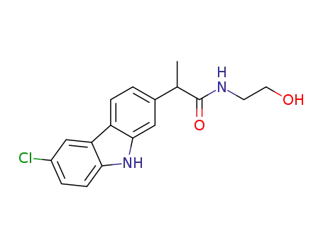 2-(6-chloro-9H-carbazol-2-yl)-N-(2-hydroxyethyl)propanamide