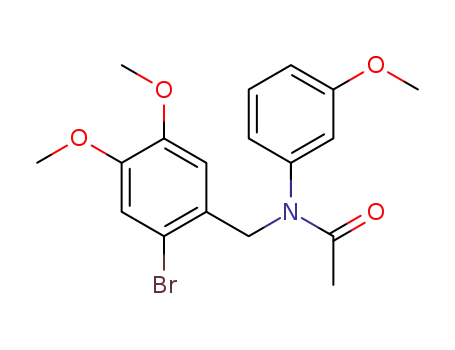 N-(2-bromo-4,5-dimethoxybenzyl)-N-(3-methoxyphenyl)acetamide