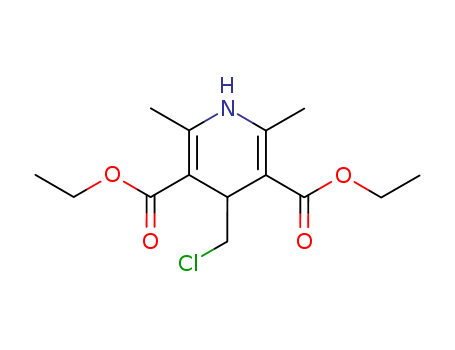 3,5-Pyridinedicarboxylic acid, 4-(chloromethyl)-1,4-dihydro-2,6-dimethyl-, diethyl ester