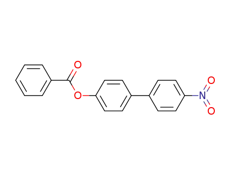 Molecular Structure of 3916-45-8 ([1,1'-Biphenyl]-4-ol,4'-nitro-, 4-benzoate)