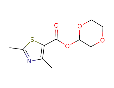 1,4-dioxan-2-yl 2,4-dimethylthiazole-5-carboxylate