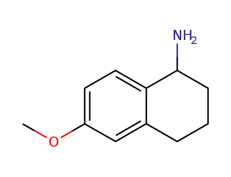 Molecular Structure of 52373-02-1 (1,2,3,4-TETRAHYDRO-6-METHOXY-1-NAPHTHALENAMINE)