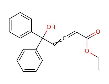 ethyl 5-hydroxy-5,5-diphenylpenta-2,3-dienoate