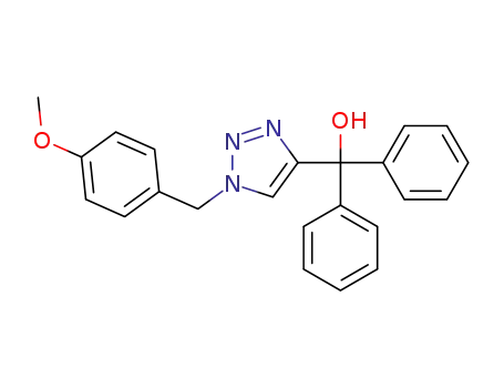 (1-(4-methoxybenzyl)-1H-1,2,3-triazol-4-yl)diphenylmethanol