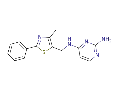 N4-((4-methyl-2-phenyl-5-thiazolyl)methyl)pyrimidine-2,4-diamine