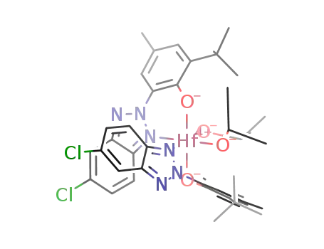 [(2-tertbutyl-6-(5-chloro-2H-benzotriazol-2-yl)-4-methylphenol)2Hf(OiPr)2]