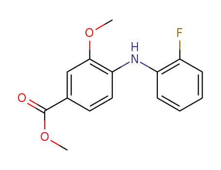 methyl 4-((2-fluorophenyl)amino)-3-methoxybenzoate