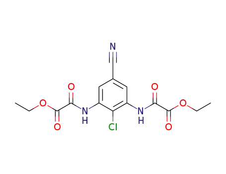 diethyl N,N'-(2-chloro-5-cyano-m-phenylene)dioxamate