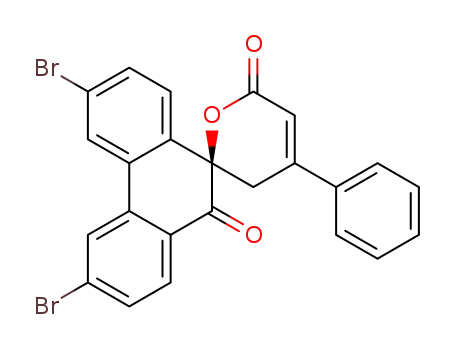 (R)-3,6-dibromo-4′-phenyl-10H-spiro[phenanthrene-9,2′-pyran]-6′,10(3′H)-dione